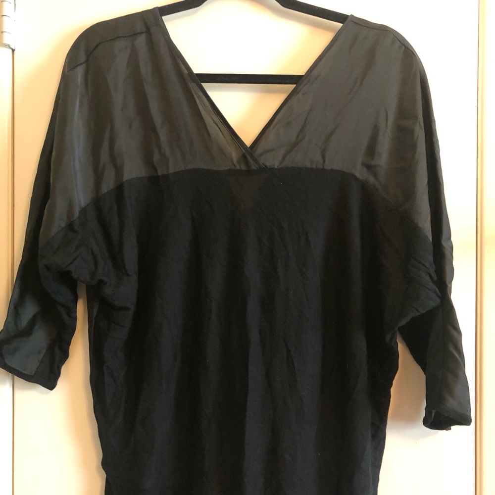 Kenneth Cole New York “All Knotted Up” mixed media dress - Picture 2 of 5